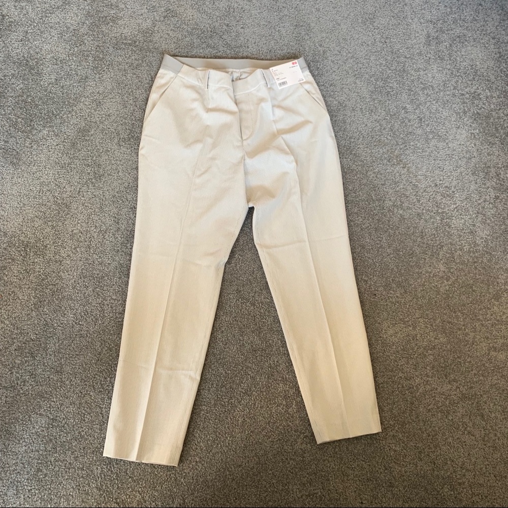 Striped dress pants